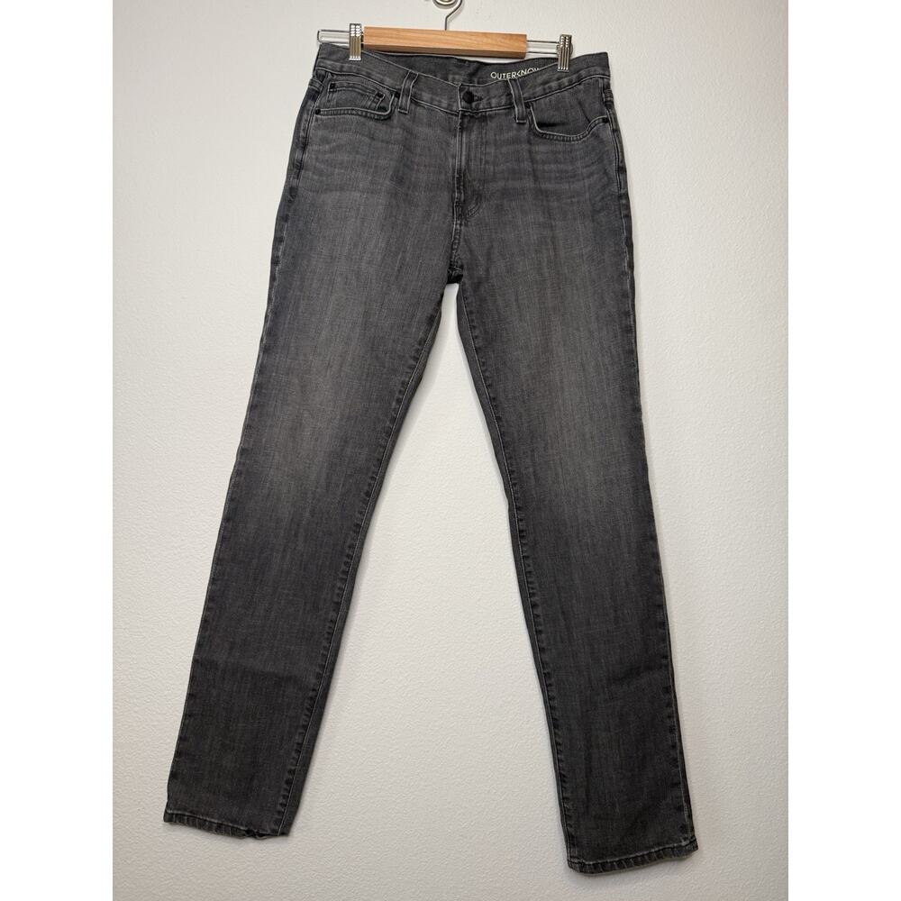 Outerknown SEA Black‎ Wash Men's Ambassador Slim Fit Jeans Size 33x34